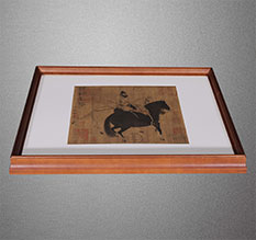 松滋书画装裱配框服务案例